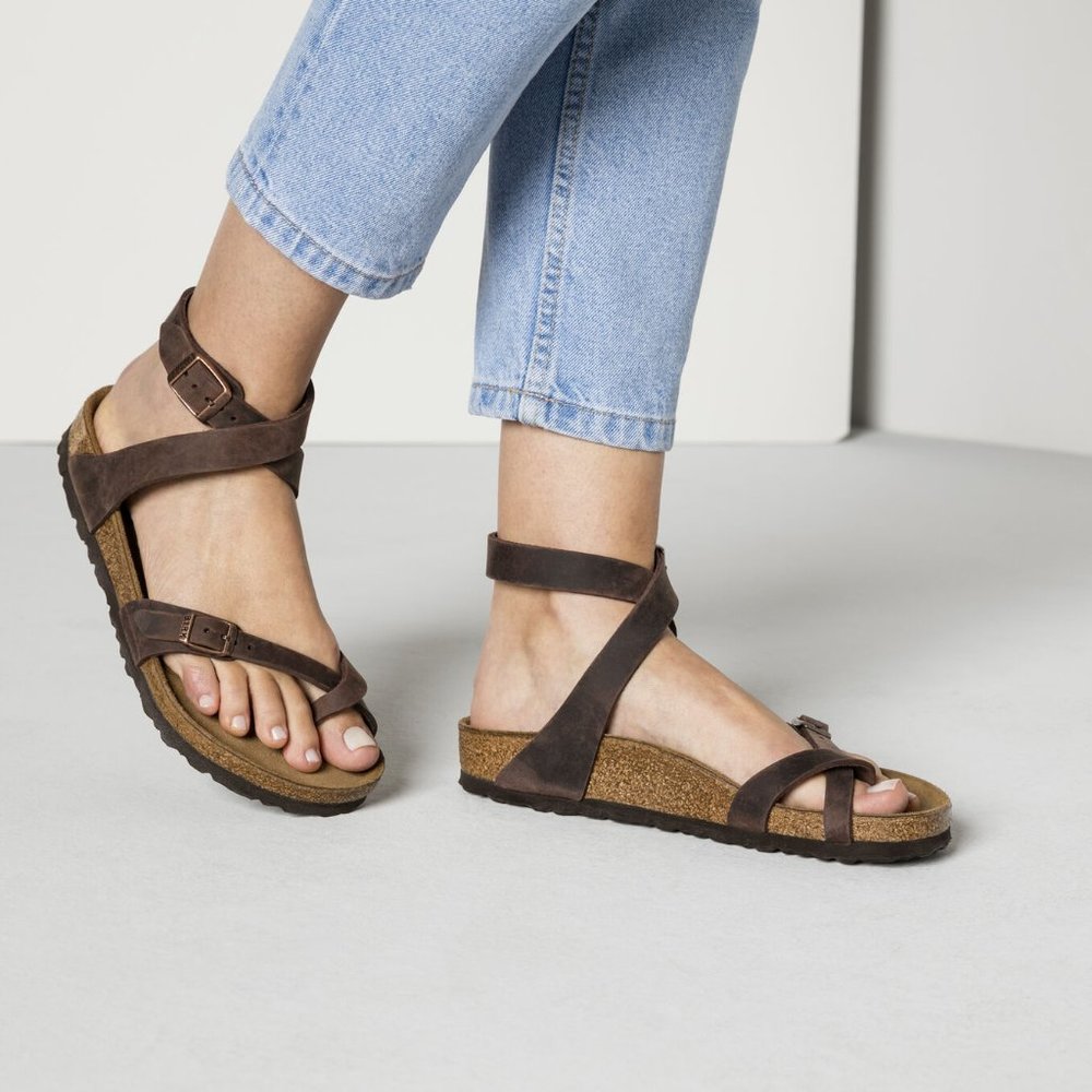 Used Birkenstock Brown Yara Strappy Sandal 8.5/38